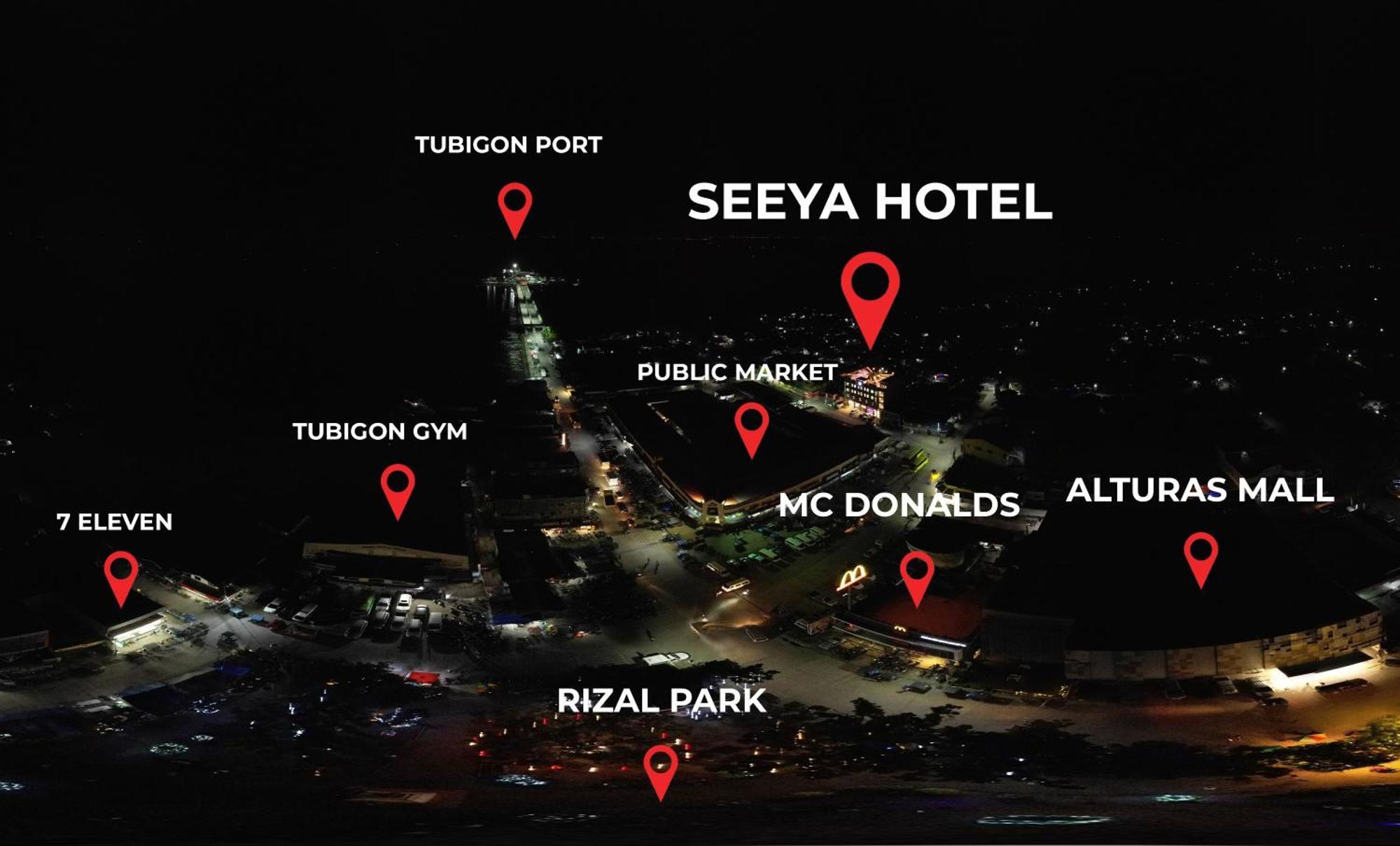 Seeya Hotel Tubigon Bagian luar foto